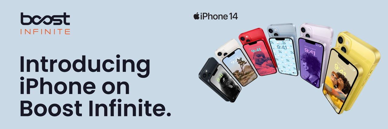iPhone 14 now available on boost infinite